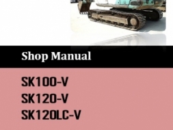 คู่มือการซ่อม (Shop Manual) รถขุด KOBELCO SK120-5 ธรรมดา SK120LC-5 ธรรมดา (อธิบายภาษาอังกฤษ)
