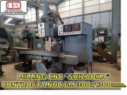 MILLING CNC “SHIZUOKA” CONTROL FANUC 6M 300x1300mm.